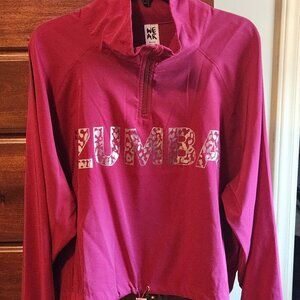ZUMBA High Neck Cropped Pullover